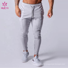 Comfortable Slim Fit Tapered Jogger Mens Sweatpants with Zipper
